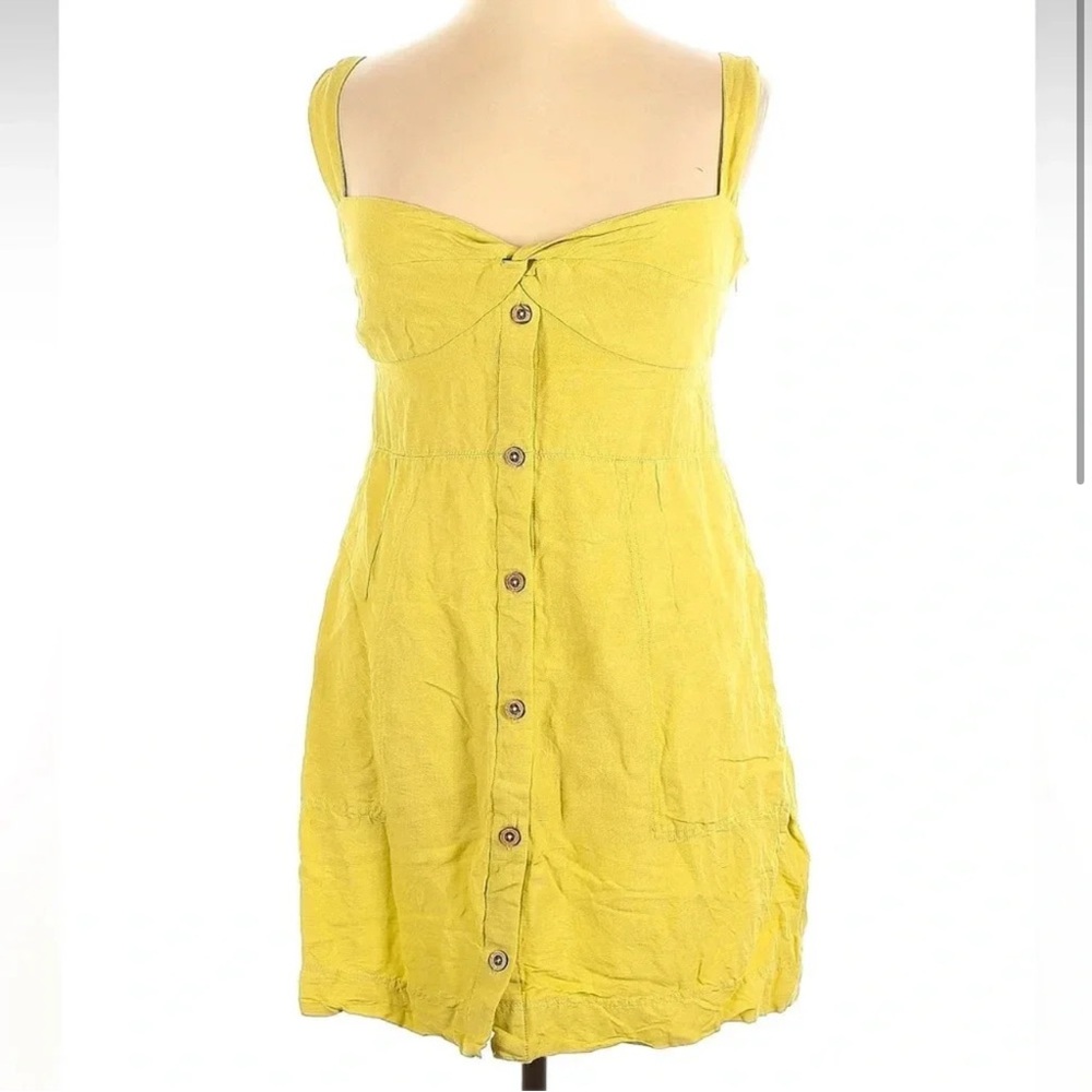 Anthropologie Maeve Linen Cotton Retro Sun Dress | Small - Picture 15 of 15